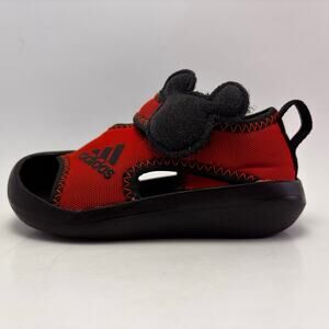 ADIDAS "Alta Venture Mickey" Black /Red Infant Swim Shoes Size 5K